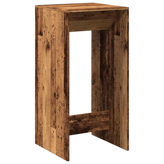 vidaXL Tavolo da Bar Legno Antico 51x50x103,5 cm in Legno Multistrato