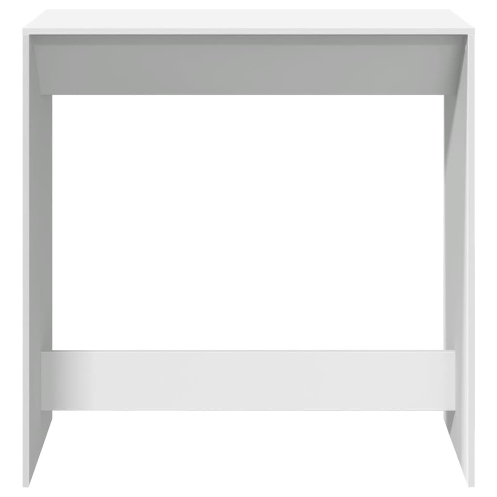 Tavolo da Bar Bianco 102x50x103,5 cm in Legno Multistrato 854427