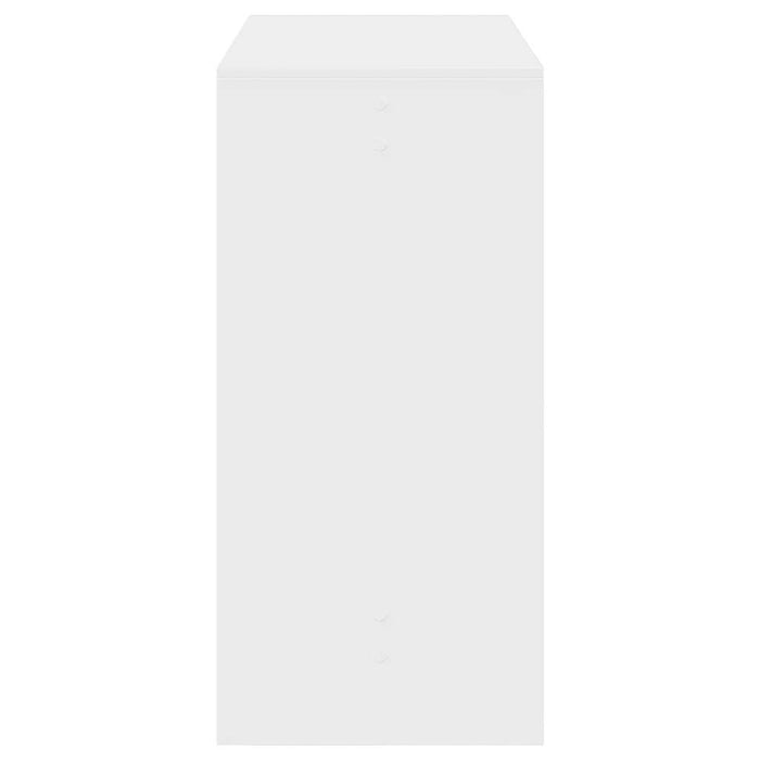 Tavolo da Bar Bianco 102x50x103,5 cm in Legno Multistrato 854427