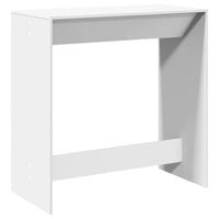 Tavolo da Bar Bianco 102x50x103,5 cm in Legno Multistrato 854427