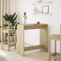 Tavolo da Bar Rovere Sonoma 102x50x103,5cm in Legno Multistrato
