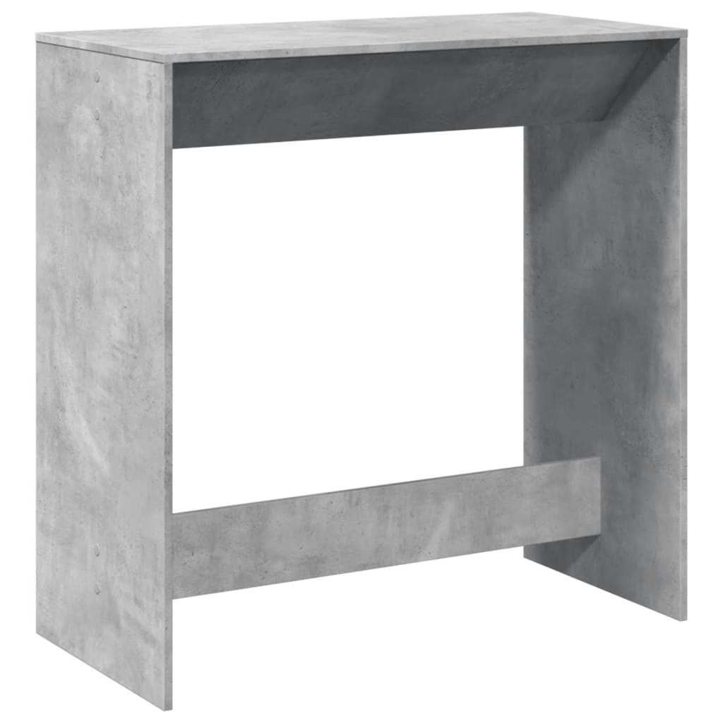 Tavolo da Bar Grigio Cemento 102x50x103,5 cm Legno Multistrato 854430