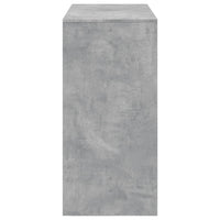 Tavolo da Bar Grigio Cemento 102x50x103,5 cm Legno Multistrato 854430