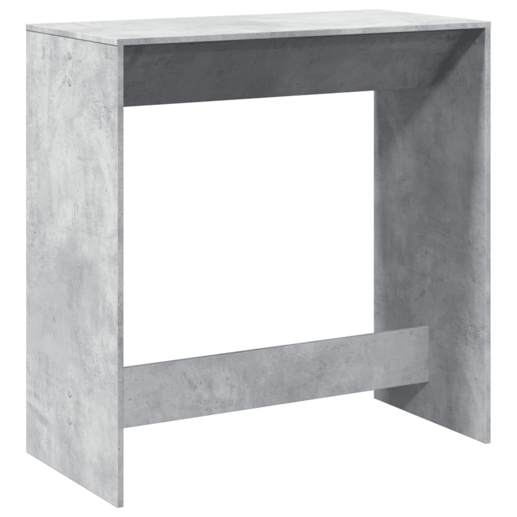 Tavolo da Bar Grigio Cemento 102x50x103,5 cm Legno Multistrato 854430