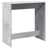 Tavolo da Bar Grigio Cemento 102x50x103,5 cm Legno Multistrato 854430
