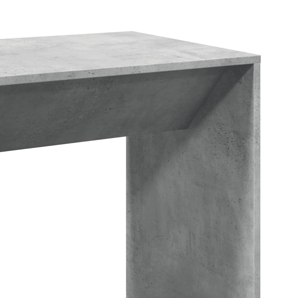 Tavolo da Bar Grigio Cemento 102x50x103,5 cm Legno Multistrato 854430