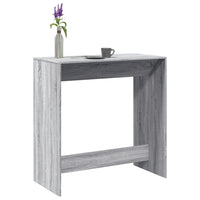 Tavolo da Bar Grigio Sonoma 102x50x103,5cm in Legno Multistrato 854432