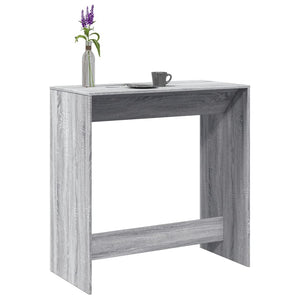 Tavolo da Bar Grigio Sonoma 102x50x103,5cm in Legno Multistrato 854432