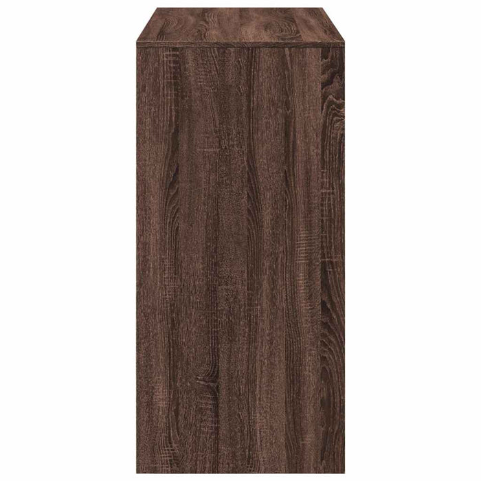 Tavolo da Bar Rovere Marrone 102x50x103,5 cm Legno Multistrato 854433