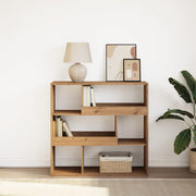 vidaXL Libreria/Divisorio Rovere Artigianale 100x33x94,5 cm