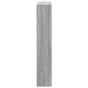 vidaXL Armadietto a Muro Grigio Sonoma 80x15x80cm in Legno Multistrato