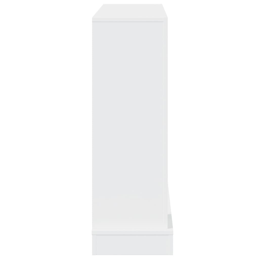 Cornice per Camino-Rivestimento per Camino Bianca 100x30x87,5 cm in Truciolato