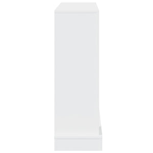 vidaXL Cornice per Camino Bianca 100x30x87,5 cm in Truciolato