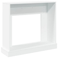 vidaXL Cornice per Camino Bianca 100x30x87,5 cm in Truciolato