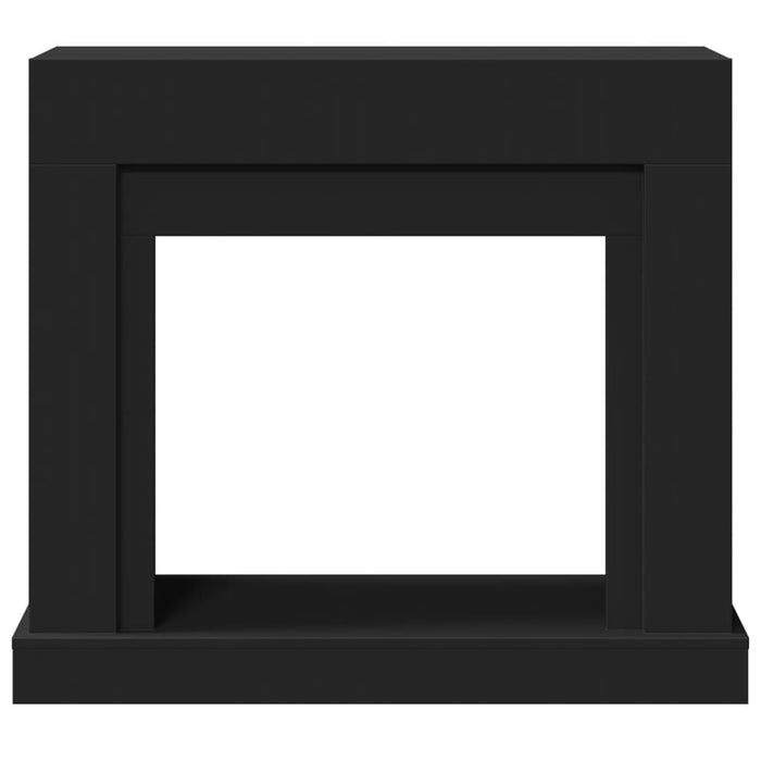 Cornice per Camino Nera 100x30x87,5 cm in Truciolato 854563