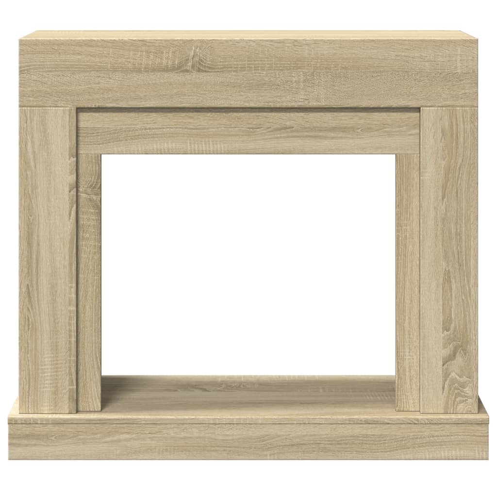 Cornice per Camino Rovere Sonoma 100x30x87,5 cm in Truciolato