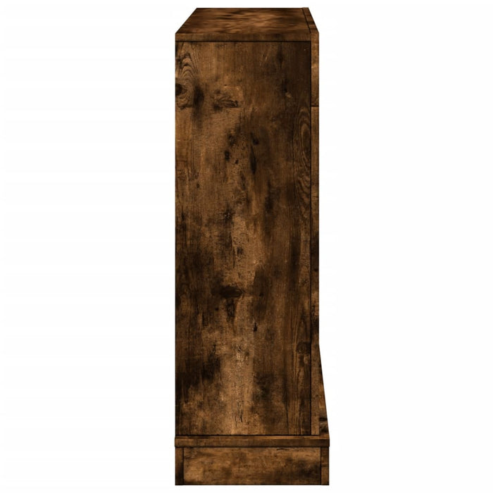 Cornice per Camino Rovere Fumo 100x30x87,5 cm in Truciolato