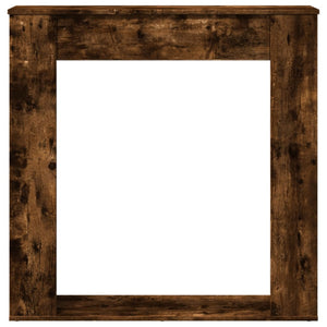 Cornice per Camino Rovere Fumo 100x20x100 cm in Truciolato 854575