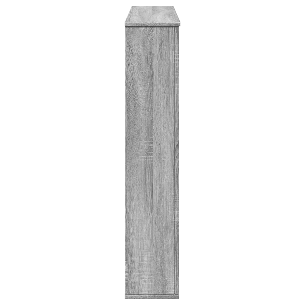 vidaXL Cornice per Camino Grigio Sonoma 100x20x100 cm in Truciolato