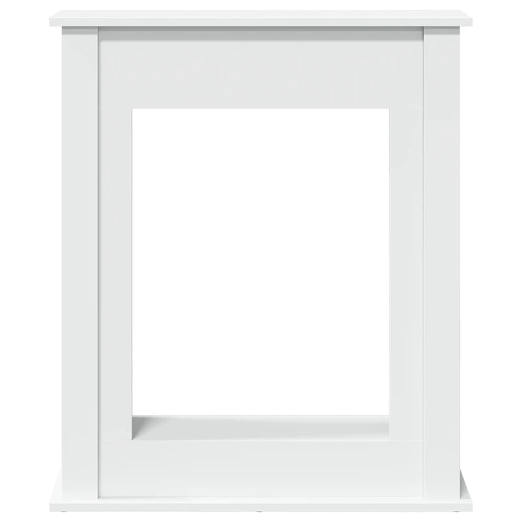 Cornice per Camino Bianca 75x20x87,5 cm in Truciolato 854580