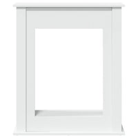 Cornice per Camino Bianca 75x20x87,5 cm in Truciolato 854580