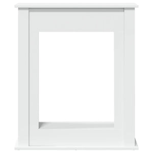 Cornice per Camino Bianca 75x20x87,5 cm in Truciolato 854580