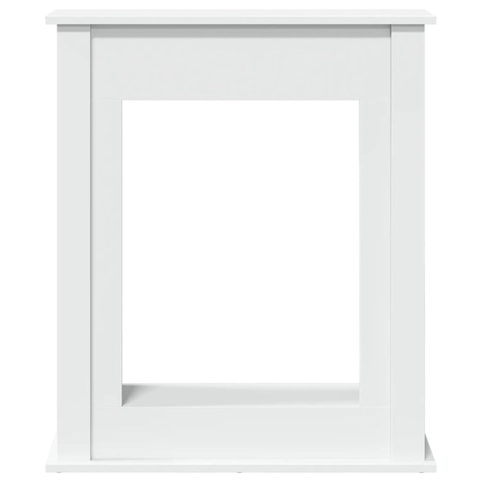 Cornice per Camino Bianca 75x20x87,5 cm in Truciolato 854580