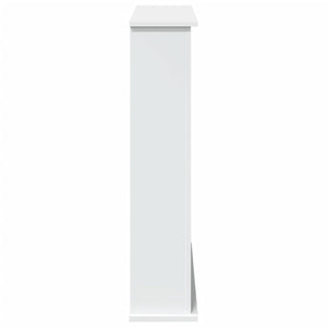 vidaXL Cornice per Camino Bianca 75x20x87,5 cm in Truciolato