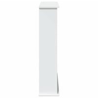 Cornice per Camino Bianca 75x20x87,5 cm in Truciolato 854580