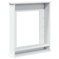 Cornice per Camino Bianca 75x20x87,5 cm in Truciolato 854580