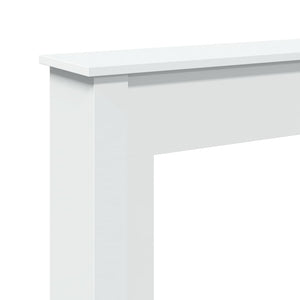 Cornice per Camino Bianca 75x20x87,5 cm in Truciolato 854580