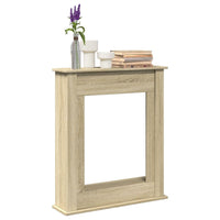 vidaXL Cornice per Camino Rovere Sonoma 75x20x87,5 cm in Truciolato