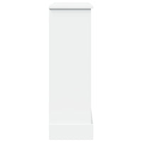 vidaXL Cornice per Camino Bianca 90x30x90 cm in Truciolato