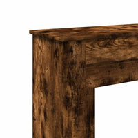 Cornice per Camino Rovere Fumo 90x30x90 cm in Truciolato 854593