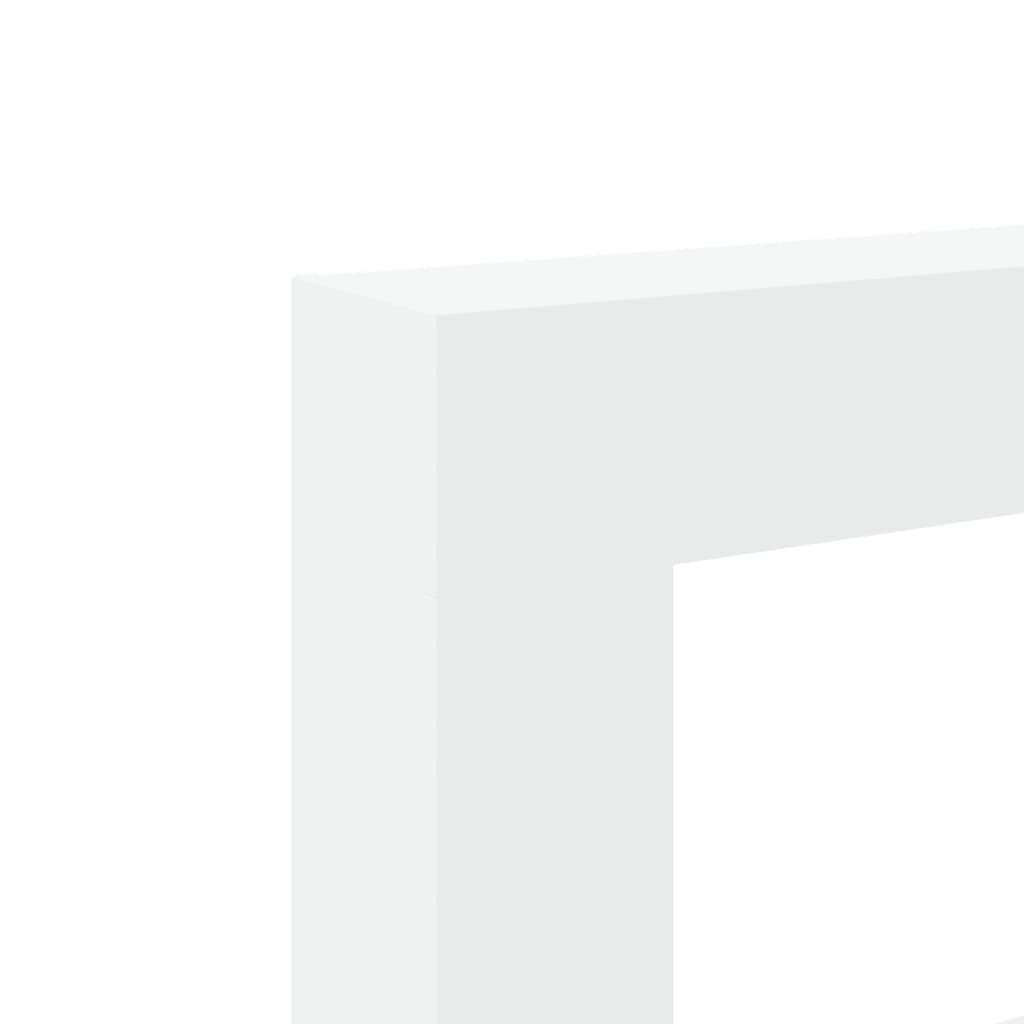 Cornice per Camino Bianca 81x18x82 cm in Truciolato 854598