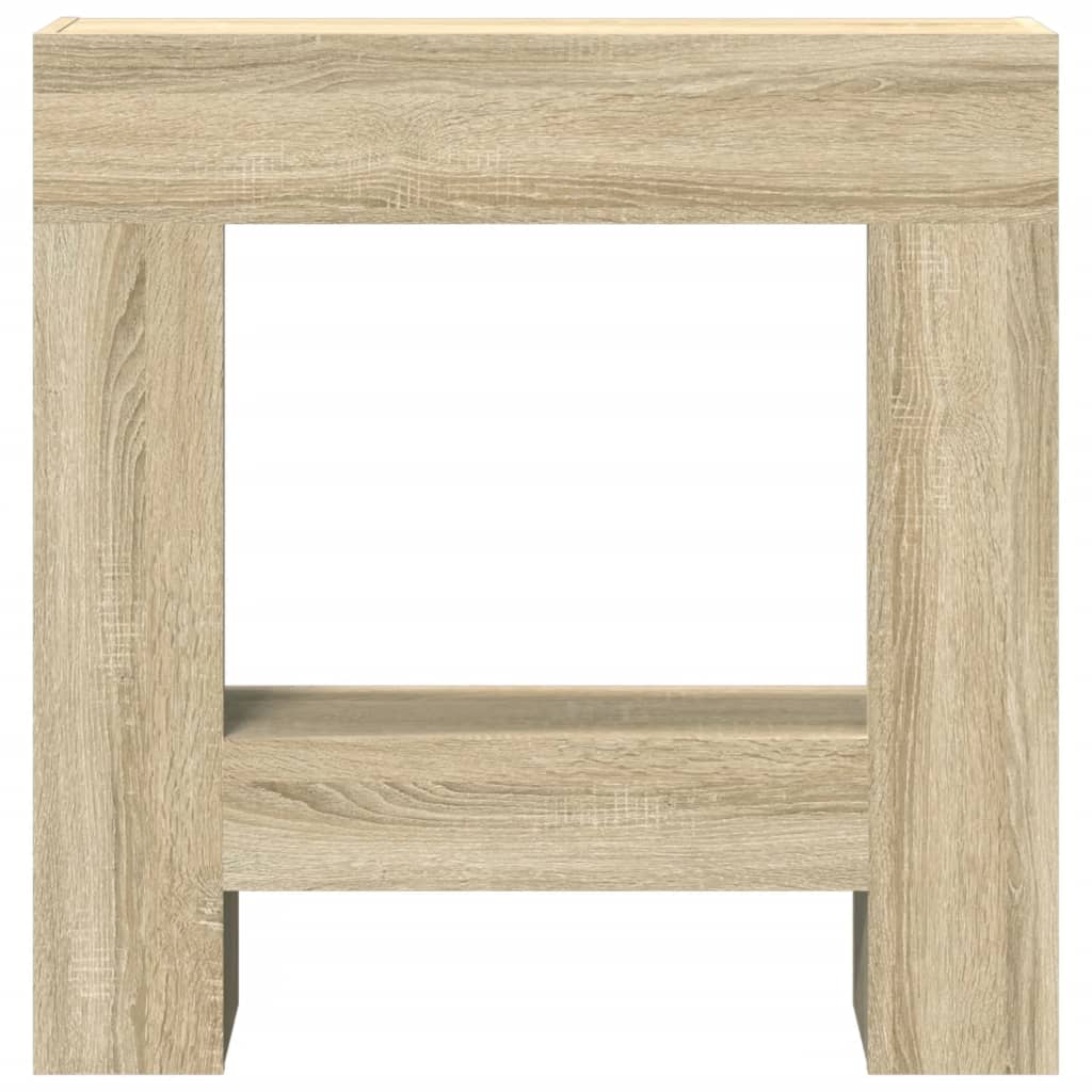Cornice per Camino Rovere Sonoma 81x18x82 cm in Truciolato 854600
