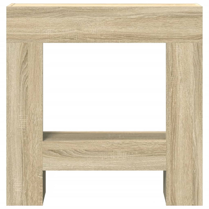 Cornice per Camino Rovere Sonoma 81x18x82 cm in Truciolato 854600
