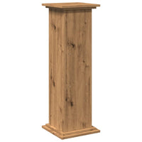 Espositore Portaoggetti Rovere Artigianale 31x30x90 Truciolato