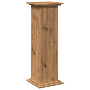 Espositore Portaoggetti Rovere Artigianale 31x30x90 Truciolato