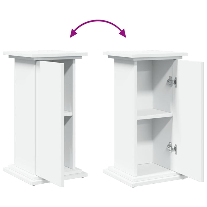 Supporto Espositivo Portaoggetti Bianco 31x30x60 cm Truciolato