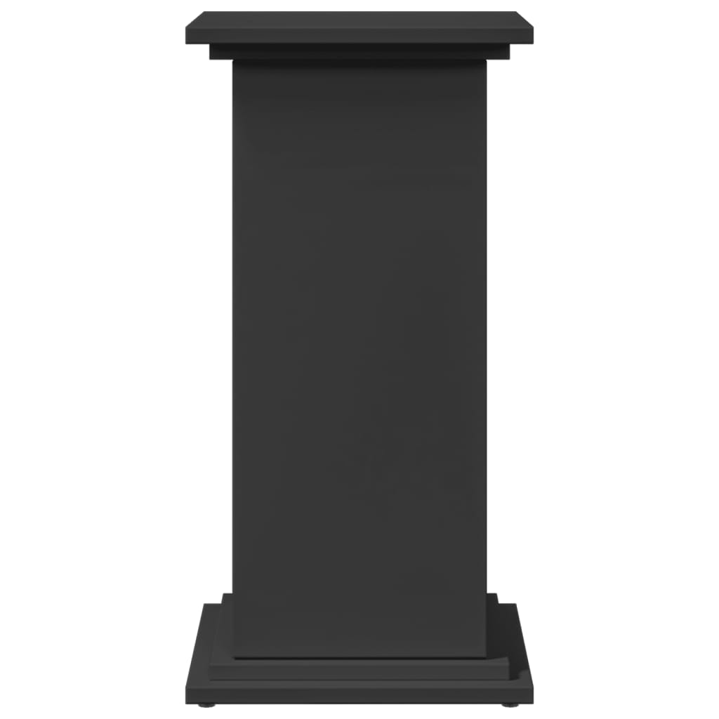 Supporto Espositivo Portaoggetti Nero 31x30x60 cm Truciolato 854617