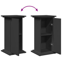 Supporto Espositivo Portaoggetti Nero 31x30x60 cm Truciolato 854617