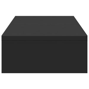 vidaXL Supporto Monitor Regolabile Nero 60x24x10,5 in Truciolato