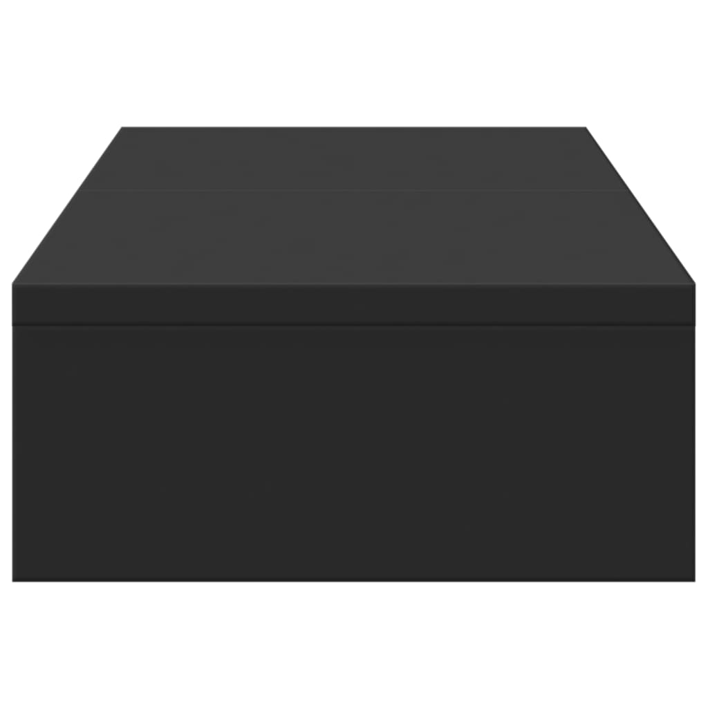 Supporto per monitor da tavolo mobile da scrivania regolabile in legno ingegnerizzato nero 02_0044969