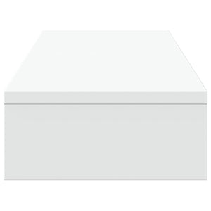 Supporto Monitor Regolabile Bianco 80x24x10,5 cm in Truciolato