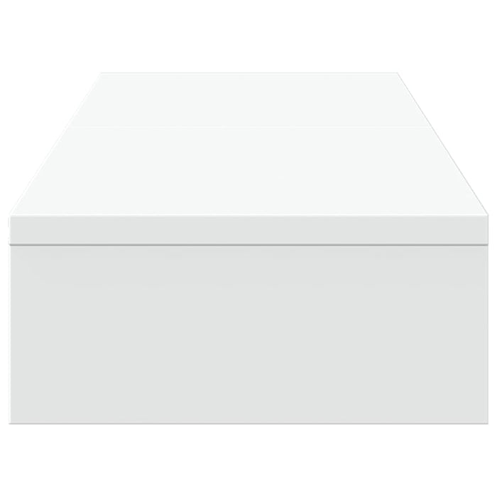 Supporto Monitor Regolabile Bianco 80x24x10,5 cm in Truciolato