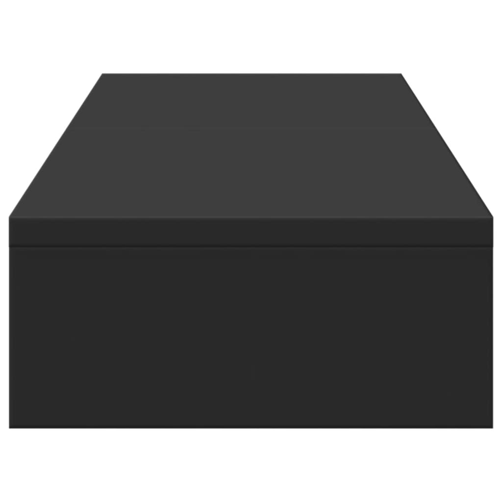 Supporto Monitor Regolabile Nero 80x24x10,5 cm in Truciolato