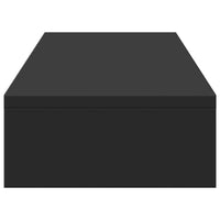 Supporto Monitor Regolabile Nero 80x24x10,5 cm in Truciolato