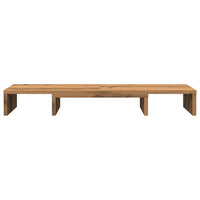 Supporto Monitor Regolabile Rovere 80x24x10,5 cm in Truciolato 854642