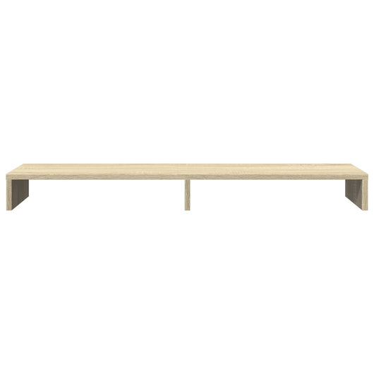 Supporto per monitor da tavolo mobile da ufficio Sonoma 100 x 27 x 10 cm legno ingegnerizzato marrone 02_0044975
